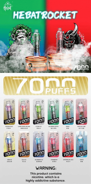 HEBAT喜貝五代拋棄式🪄7000口可充電🔋喜貝神舟喜貝boom上市！