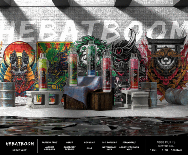 HEBAT喜貝五代拋棄式🪄7000口可充電🔋喜貝神舟喜貝boom上市！